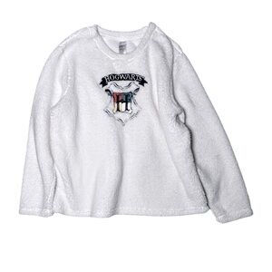 Hogwarts White‎ Fleece Top XL